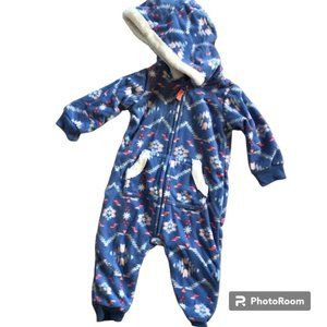 Carter's Fleece Jumpsuit Size 6M